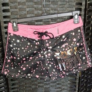 Dragonfly KISS Board Shorts Womens Junior SZ 7